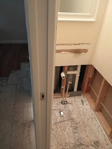 Restoration equipment on a Carlsbad job