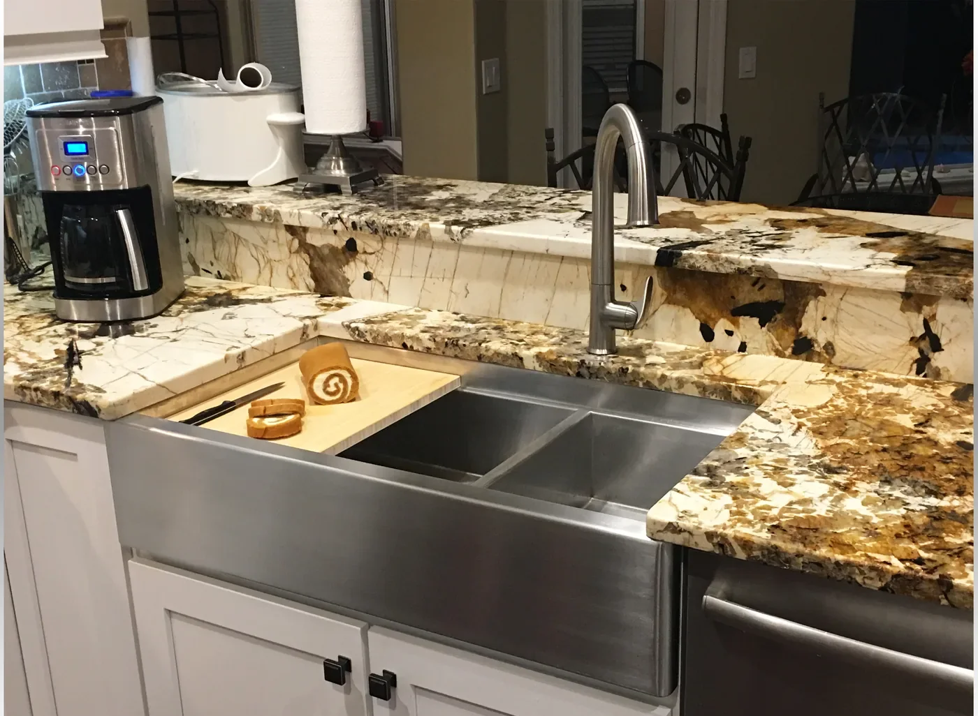 Kitchen Sink Overflow in a Carlsbad home